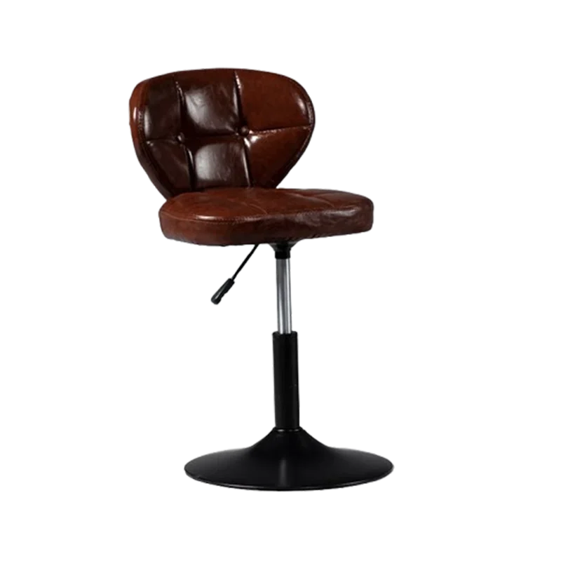 Square Home Bar Stool Contemporary design Counter Gold Leg Bar Stool Camping Ultralight Taburete Regulable Cocina Home Furniture