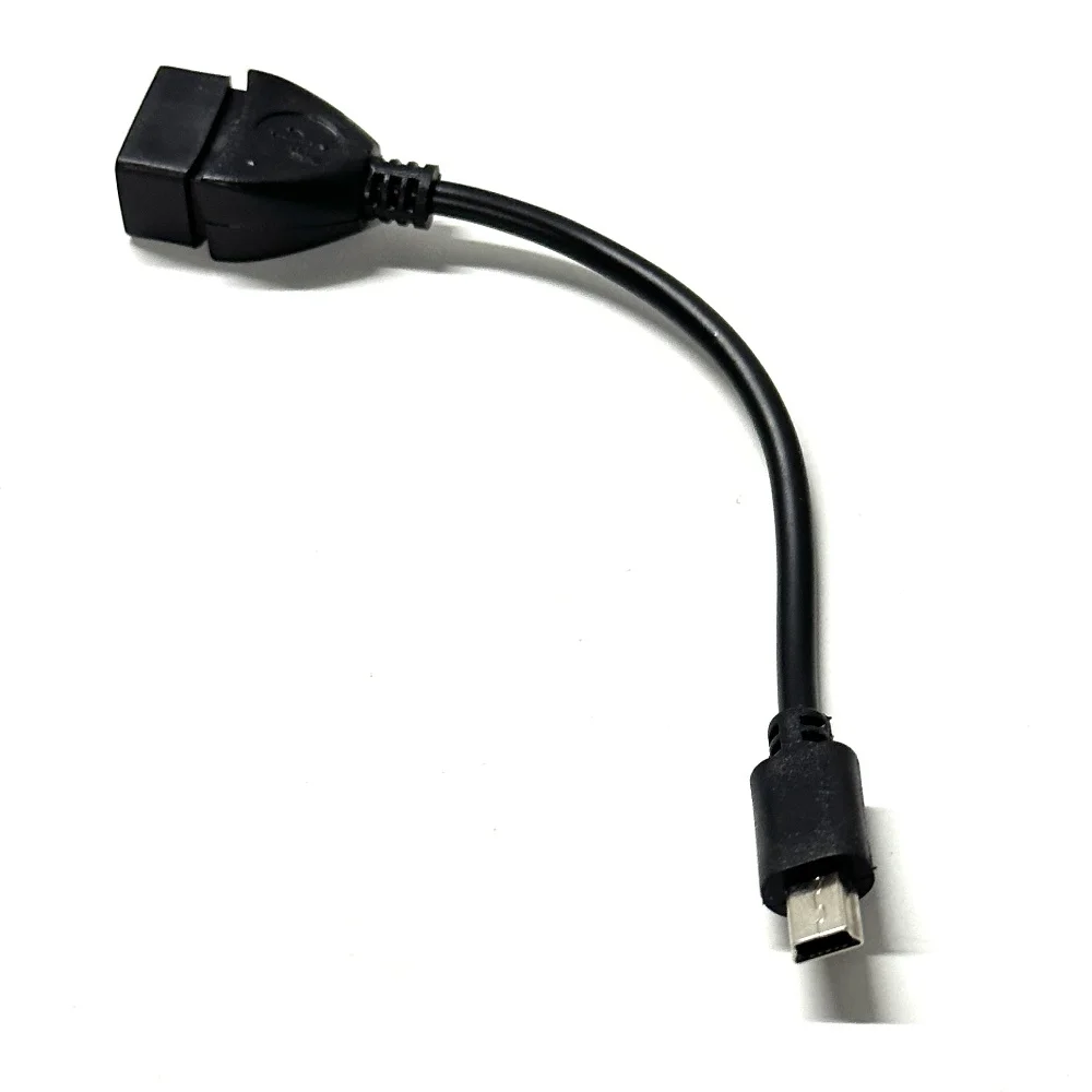 USB 2.0 Female to Micro USB/ USB C/ Mini USB Male Extension Cable USB Data Converter Adapter Cable Black Color
