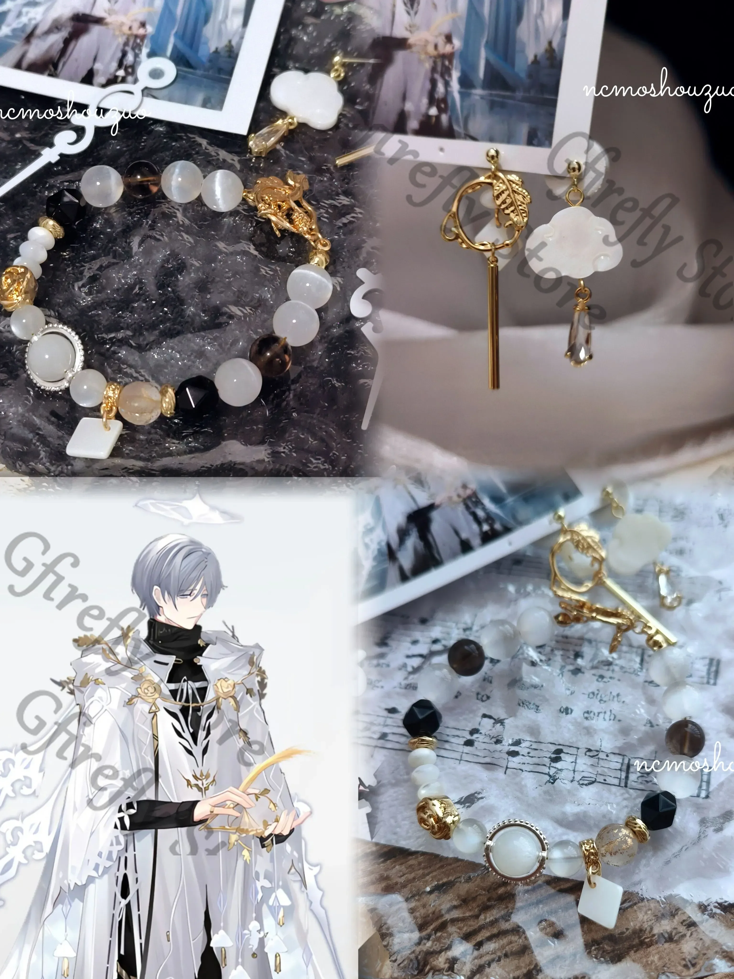 Arknights Andoain The Martyr Impression Derivation Ear Loop Pendant Hallowmas Earring Ornament Cosplay Accessories Birthday Gift