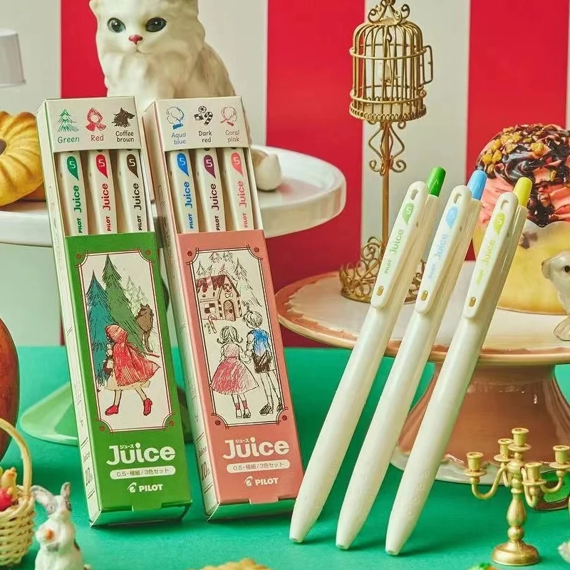 PILOT 10th Anniversary First Bullet Second Bullet Limited Edition JUICE Juice Neutral Pen Milk Smoothie Series Press Pen Account