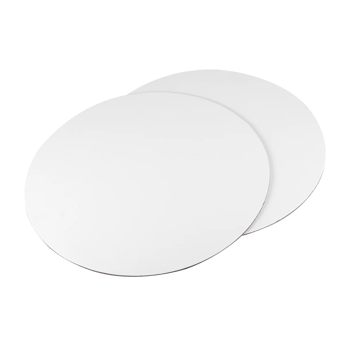 

6PCS 30CM Round Canvas Drawing Board Premium Painting Board Artist Round Shape Canvas Board Oil Paint Canvas Sketchpad (Whit