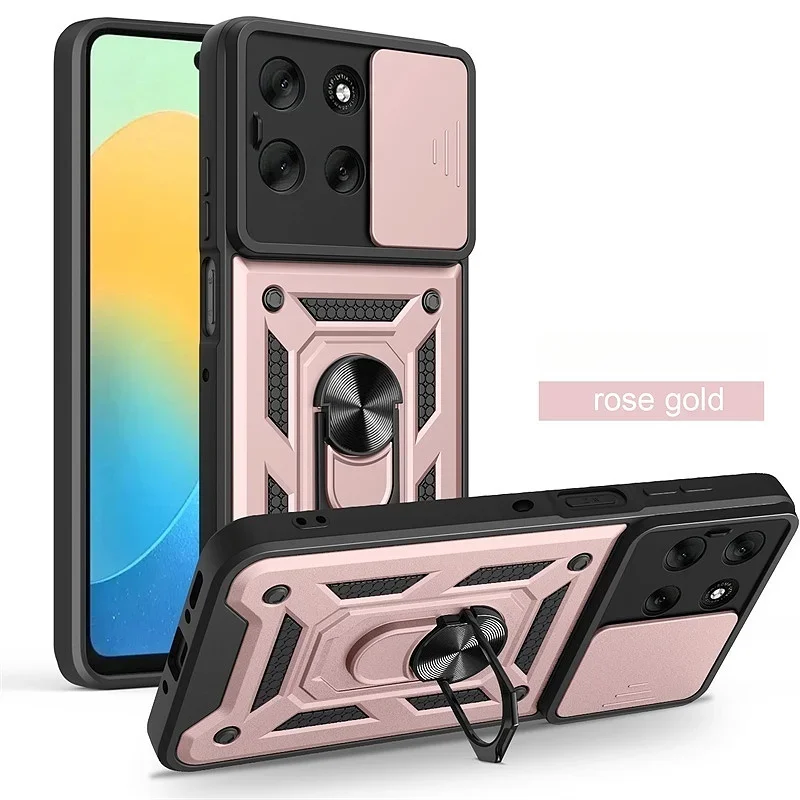 Rüstung Fall Für Motorola Moto G56 G86 5G G15 G35 G55 G75 G85 G04 G24 G54 G84 E14 E15 Objektiv schützen Abdeckung Ring Ständer Halter Fundas – Detail 11