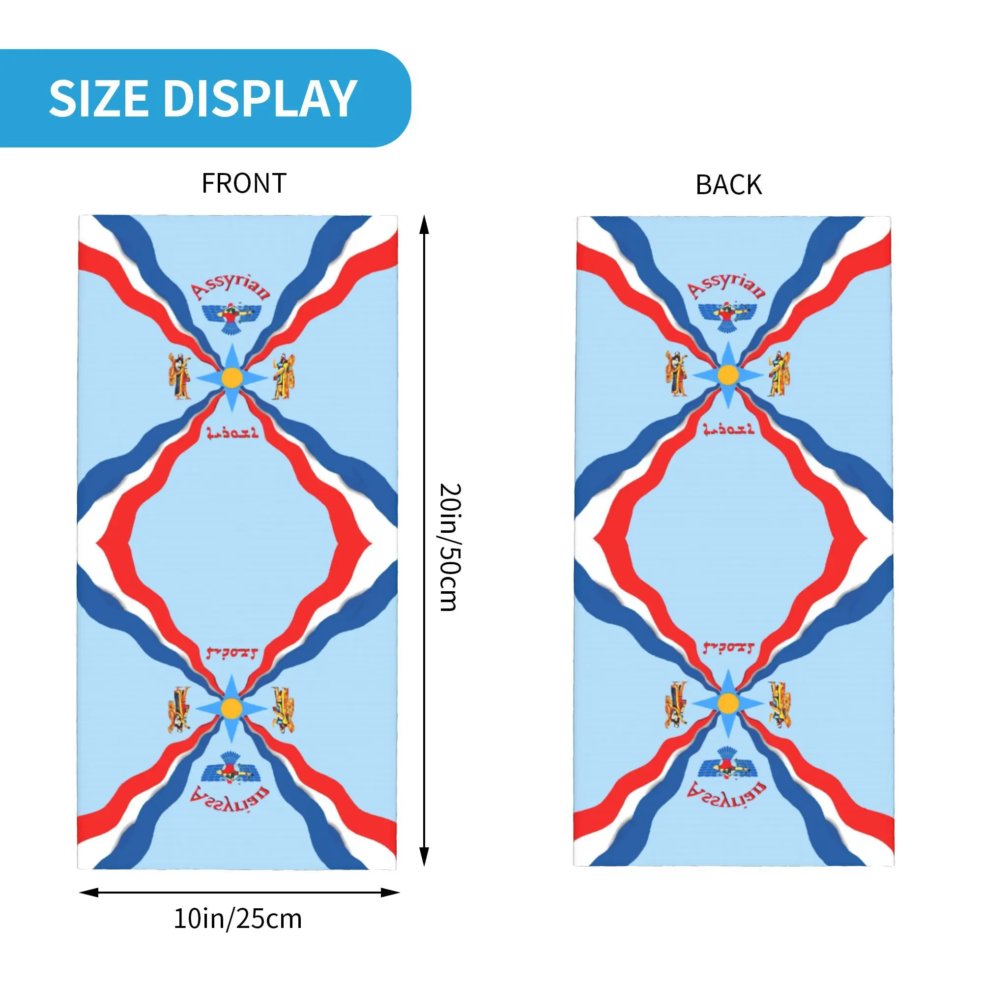 Бандана с флагом Suryoyo на заказ, гетры Сирии, ветрозащитный шарф для лица, чехол для женщин и мужчин, древняя повязка на голову, трубка, Балаклава