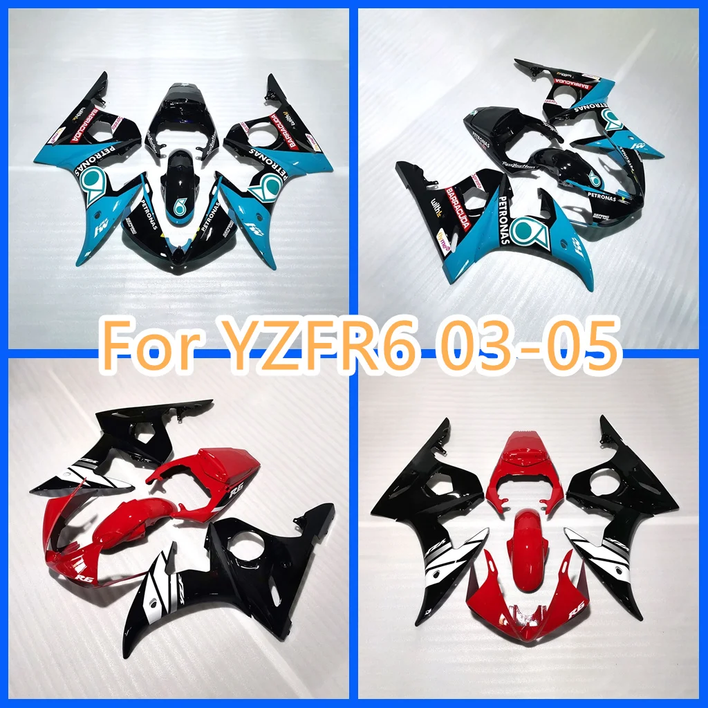 High Grade ABS Fairing kit for YZF600 YAMAHA YZFR6 2003 2004 2005 100% Fit Injection Mold Aftermarket set 600CC YZF-R6 03 04 05