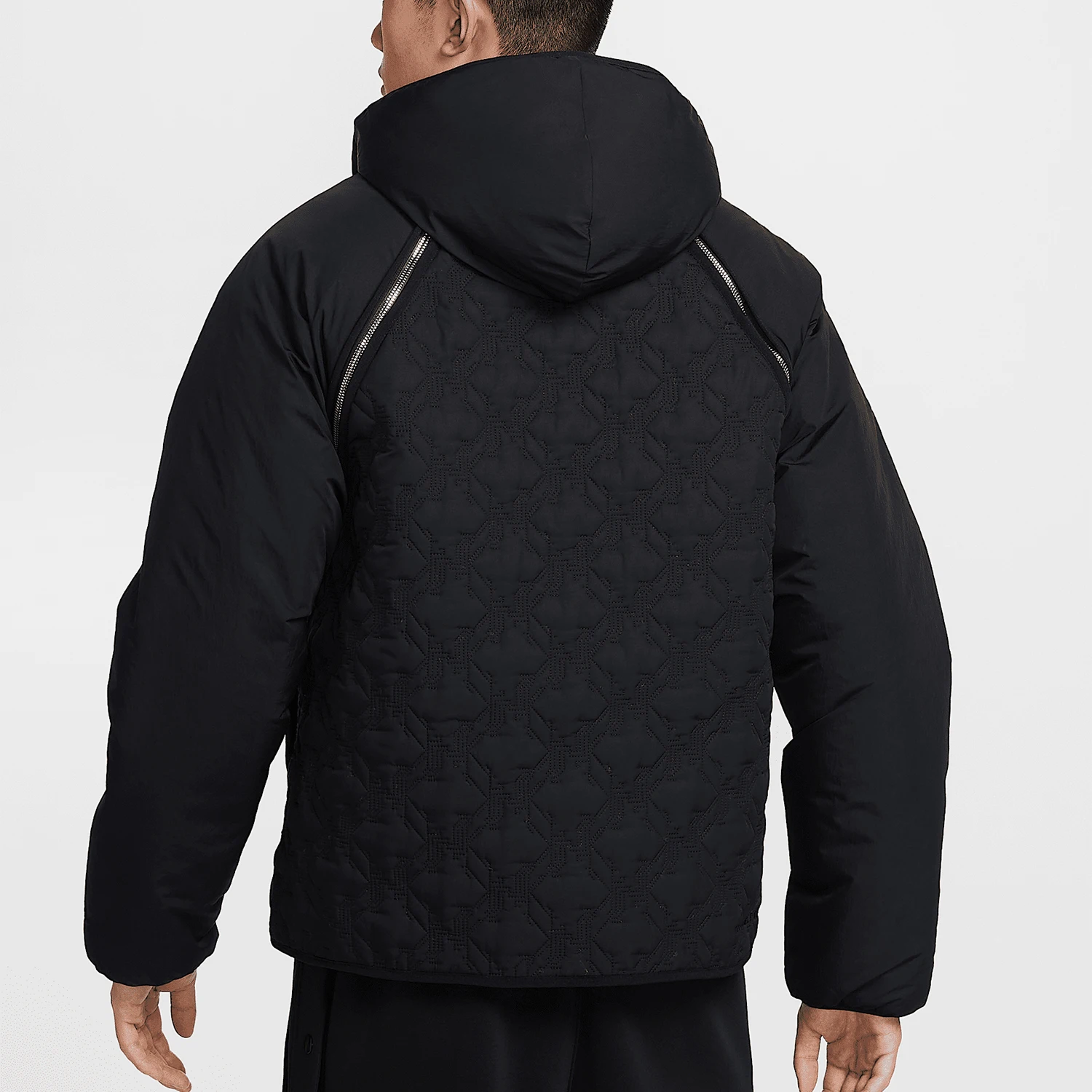 Nike genuine autumn new men's loose hooded warm basketball cotton jacket FZ1033-010