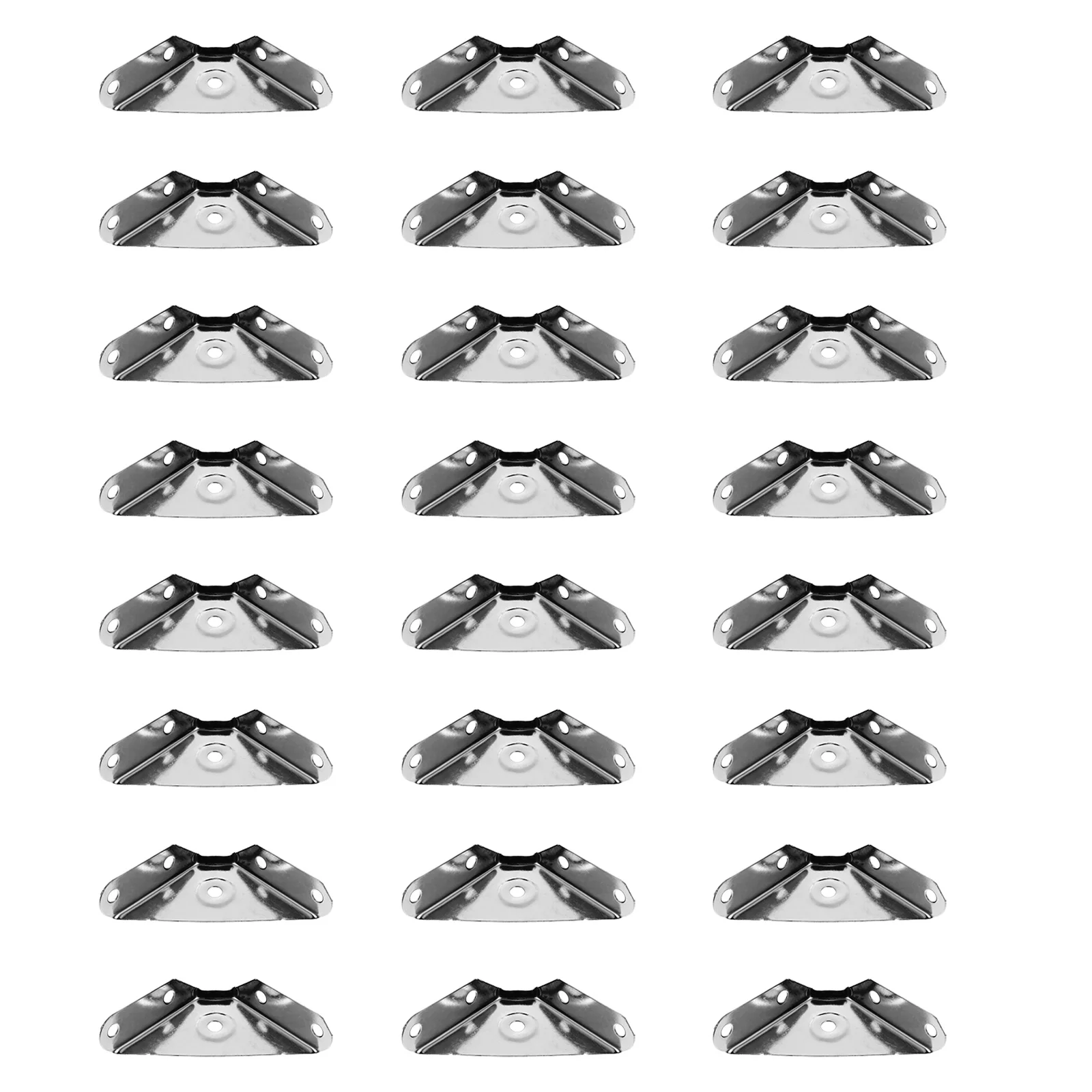 

24pcs Stainless Steel Braces Heavy Duty Brackets For Furniture Shelf Support Corner Bracket Joint Fastener Corner Shelf Bracket