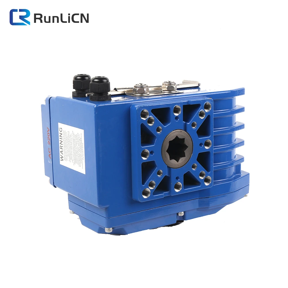 Atuador elétrico Válvula, Atuador elétrico, Curso angular