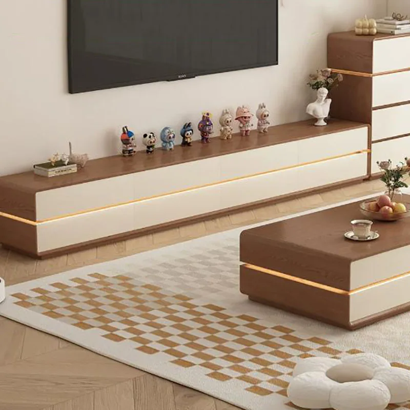 Simple Rustic Tv Unit With Drawers Traditional Design Retro Tv Table Vintage Kawaii Meuble De Télévision Furniture For Home