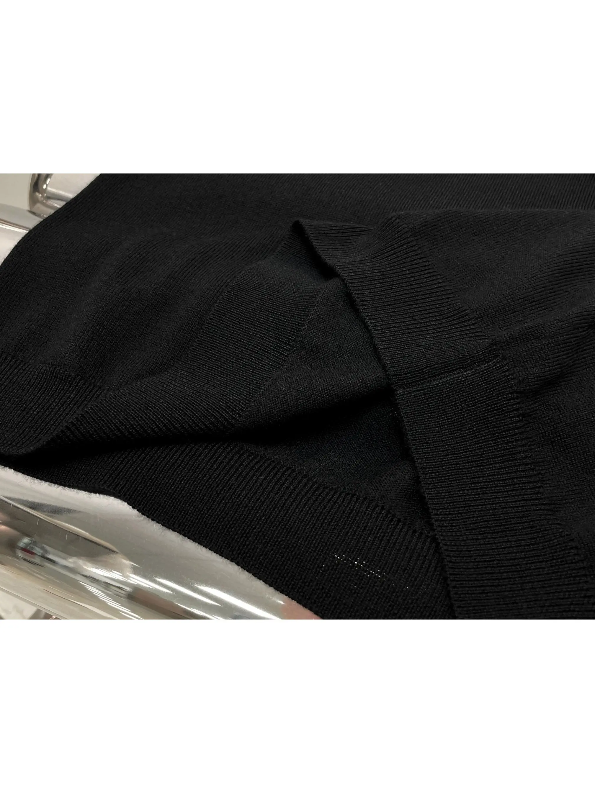 Slimming round Neck Short Sleeve Knitted Sweater Elegant Simple Polka Dot Design Commute Style Women's Fashion Autumn 2026