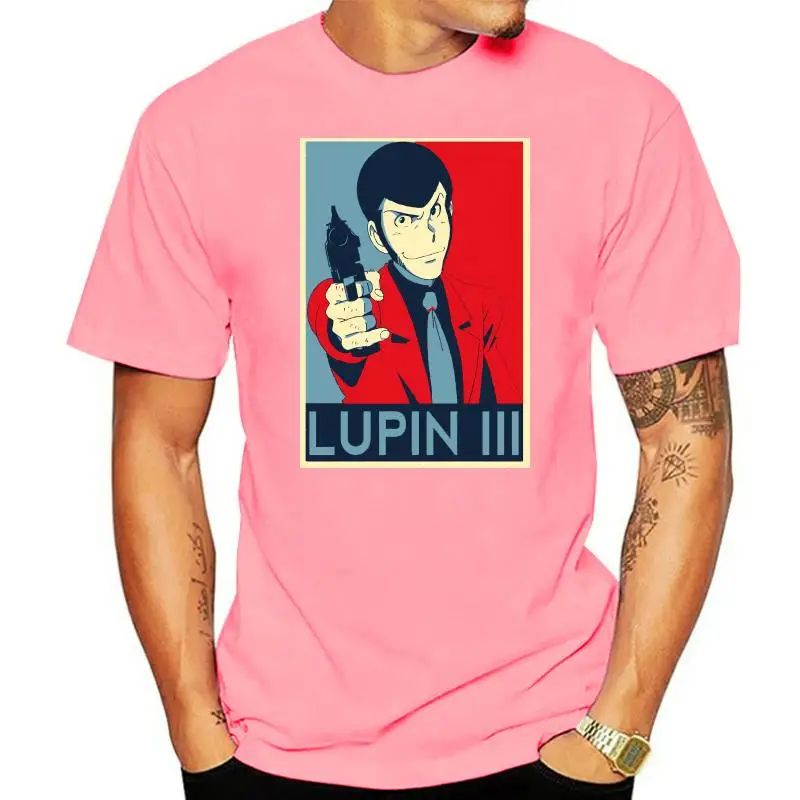 Men Funy T-shirt Lupin III tshirs Women T Shirt(2)