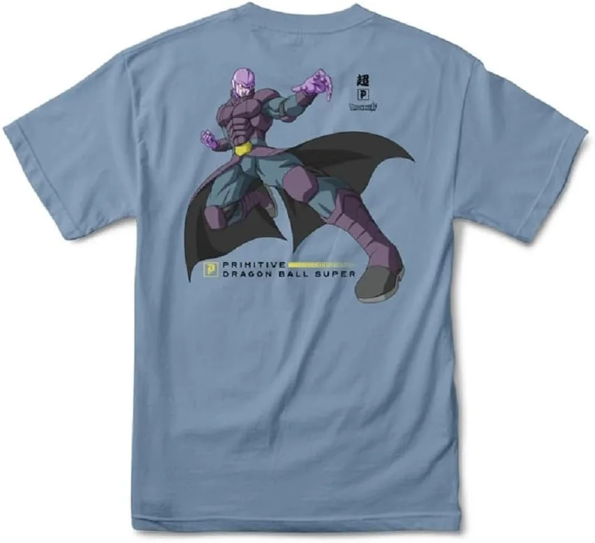 2026 Summer Primitive X Dragon Ball Super 100% Cotton Men's T-shirt  Hit The Assassin Back Print Top, Unisex & Family Matching