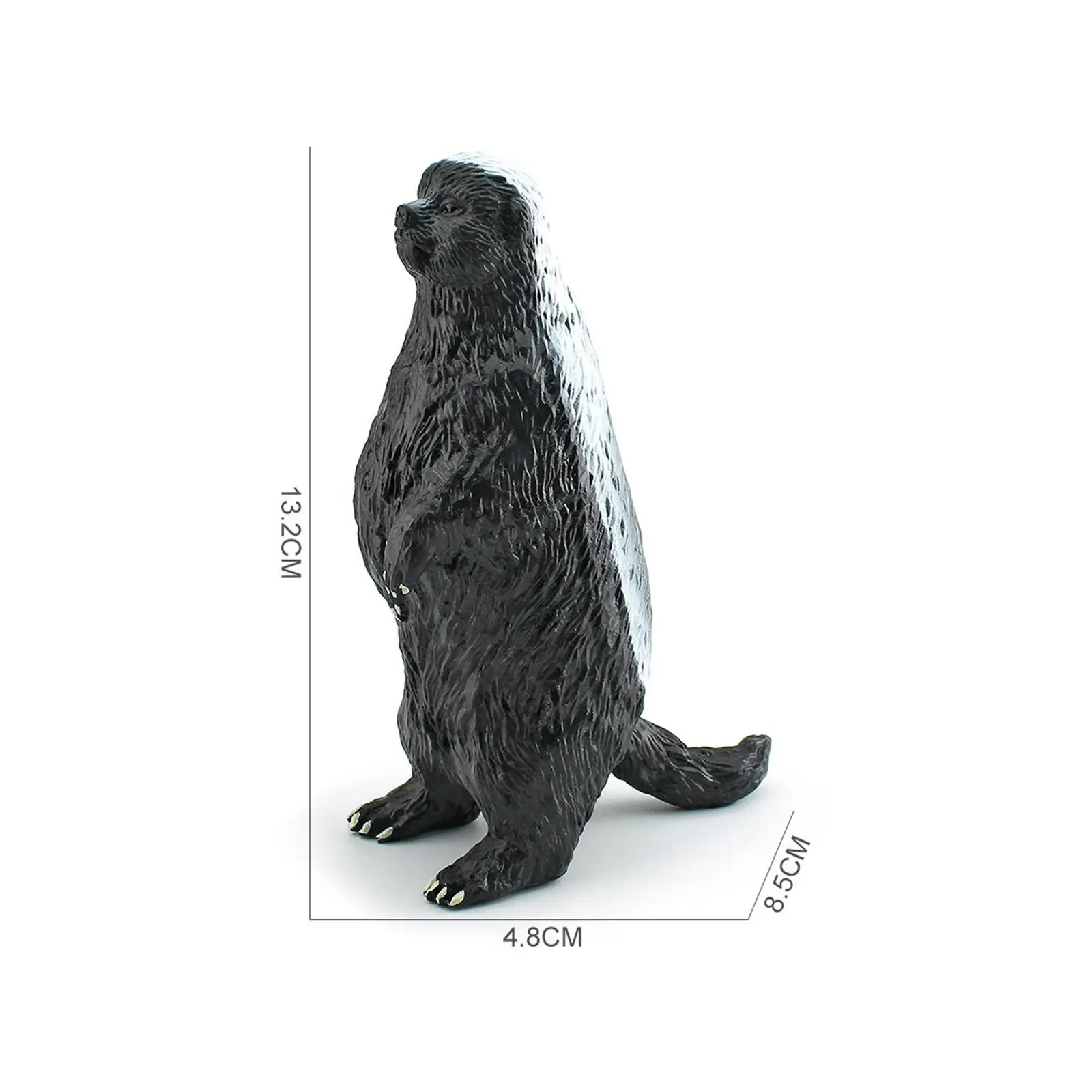 허니 오소리 장난감 입상, 허니 오소리 동물 피규어, 데스크탑 장식 자동차