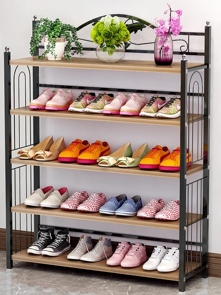 Simple shoe rack shelf for household multi-storey economical space-saving dormitory shoe cabinet