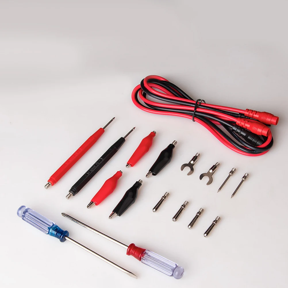 

Multifunctional Multimeter Pen 1000V Universal Test Line Combination Screwdriver Accessory Copper Needle U-Shaped Fork