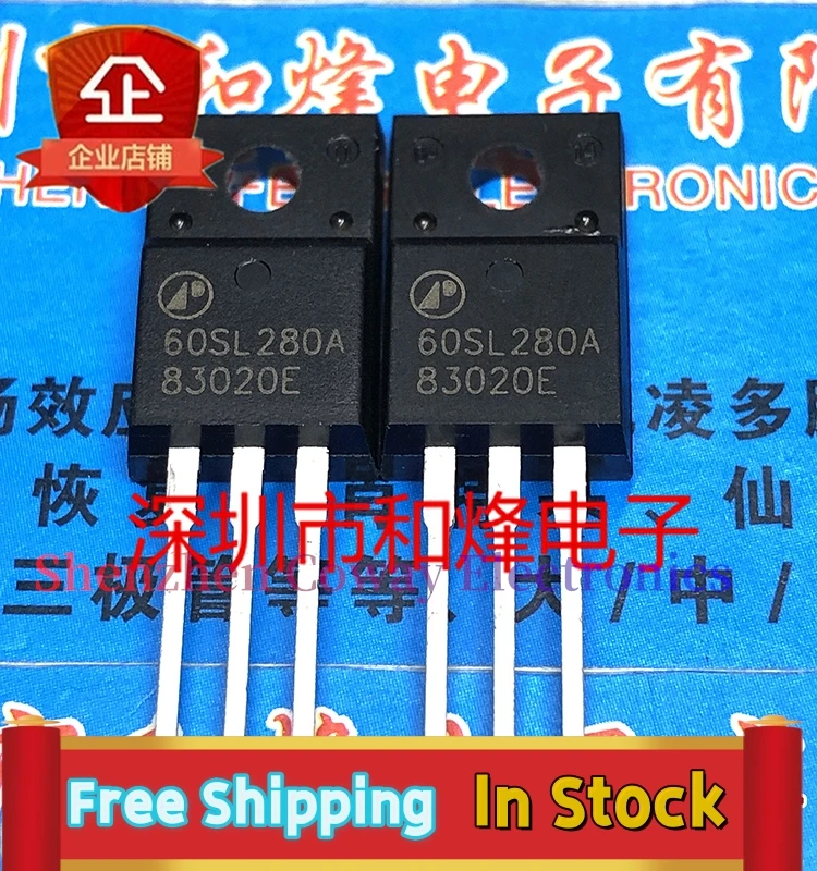 

10PCS-30PCS AP60SL280AI 60SL280A TO-220F MOS In Stock Fast Shipping