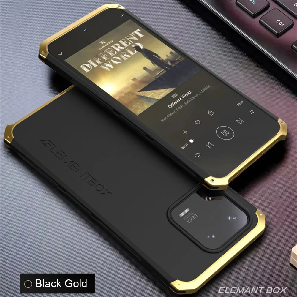 Shockproof Metal Armor Cases For Xiaomi 13 Pro Case Luxury Aluminum Frame Matte Pc Full Cover Funda For Xiaomi Mi 12 12x 12s 11