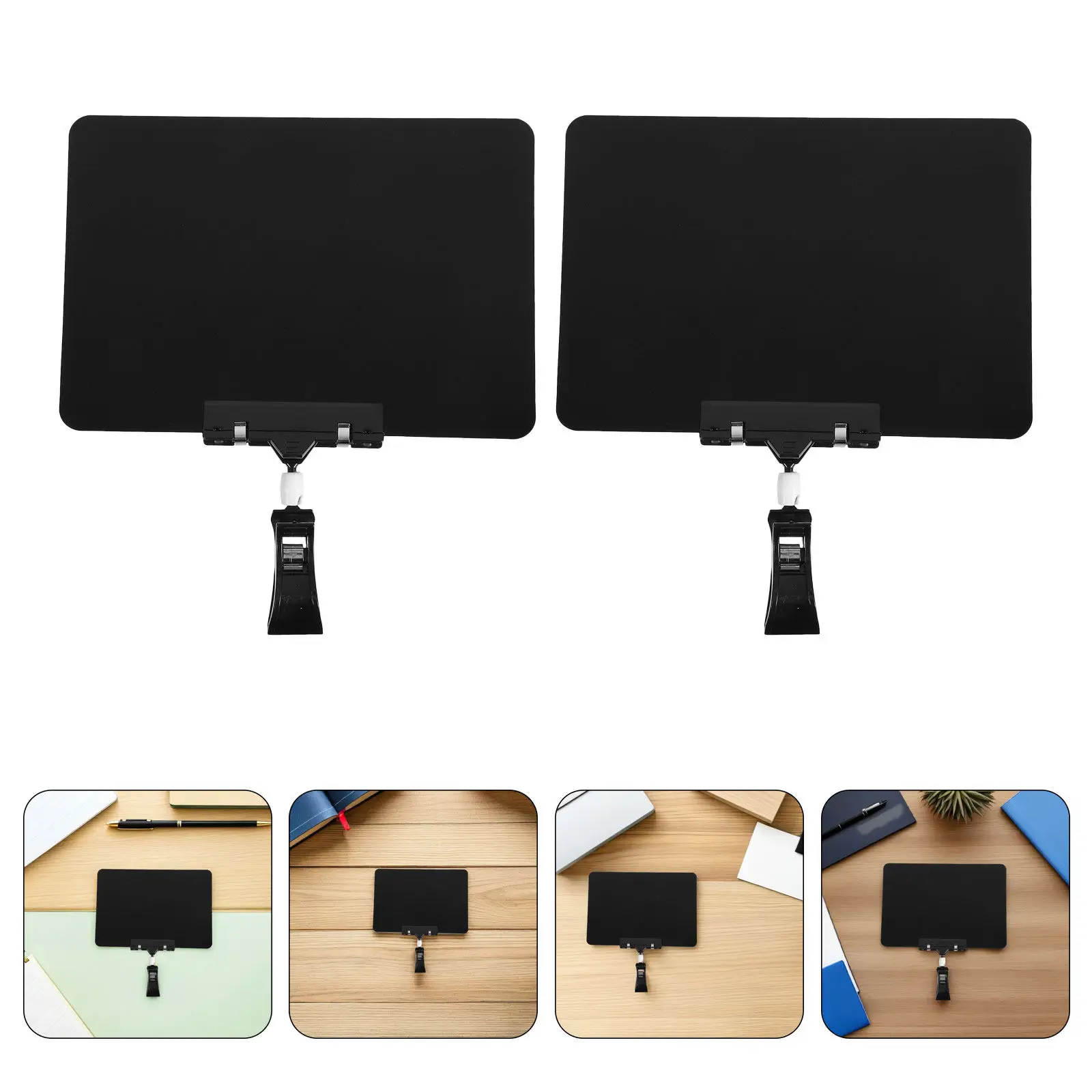 10-set-di-porta-cartellini-con-clip-lavagnette-riutilizzabili-con-clip-per-messaggi-ideali-per-etichette-prezzi-supermercati-e-stand-fieristici