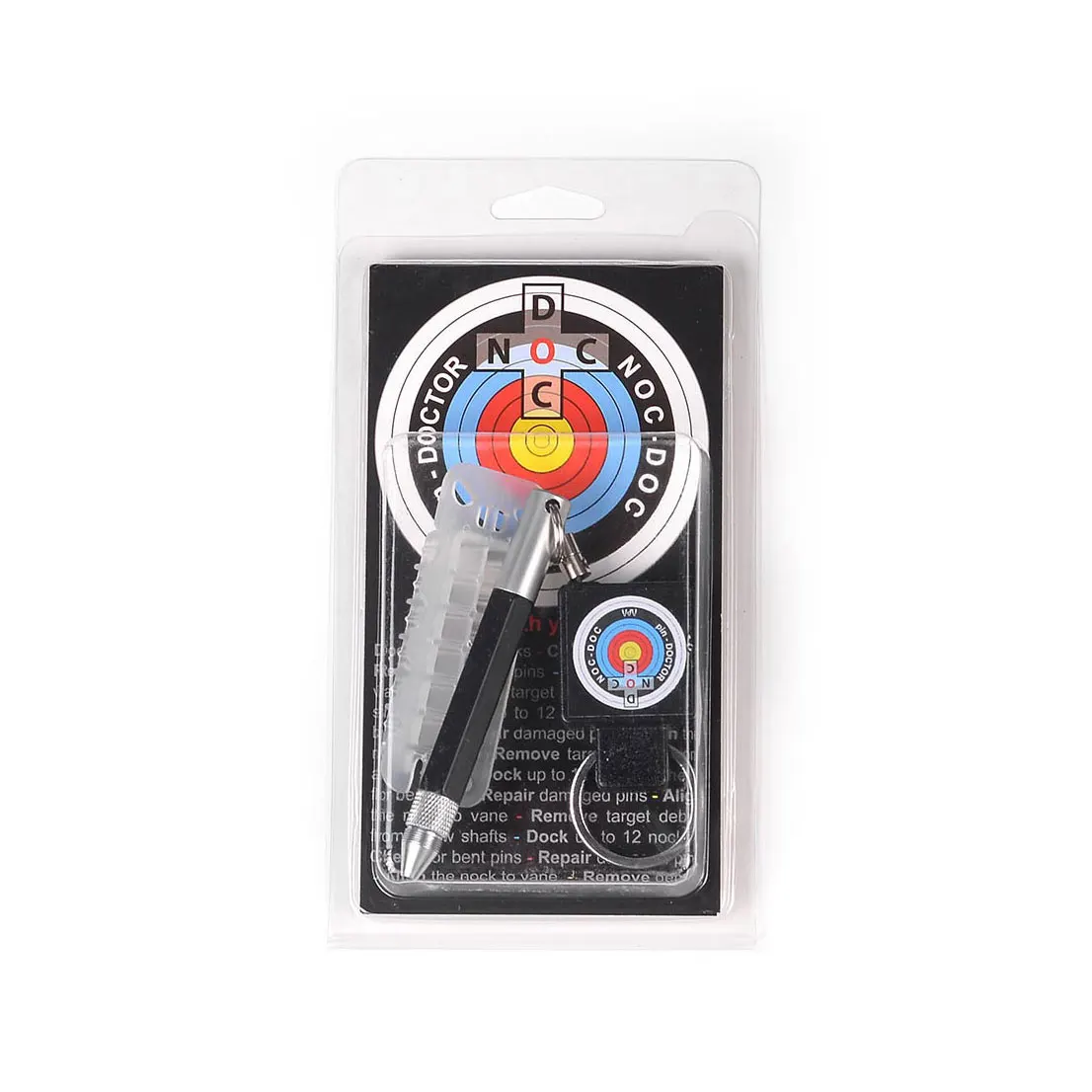 APA&ArcheryLove PIN DOCTOR Nock Doc Pin Repair Burr Grinding for Recurve Compound Bare Bow Archery Tool Small Pendant All-In-One
