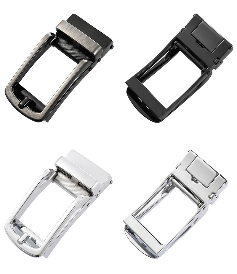 2022 Men's Genuine Leather Belt Hard Alloy Automatic Buckle Natural Cowhide 31mm Business Belt For Male Suit Non-porous Girdle