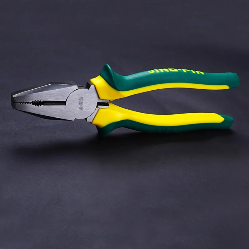 Multifunctional Steel Wire Pliers Carbon Steel 8-inch Vice Electrical Shear Wire Drawing Eight-pole Stripping Thickened