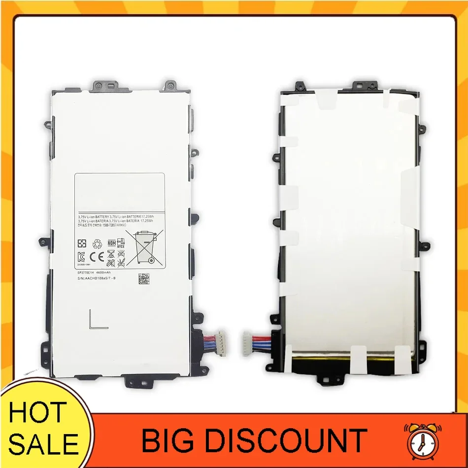 Lithium Polymer Battery 4600mAh For Samsung Galaxy Note 8.0 GT N5100 N5110 N5120 Tablet Battery SP3770E1H