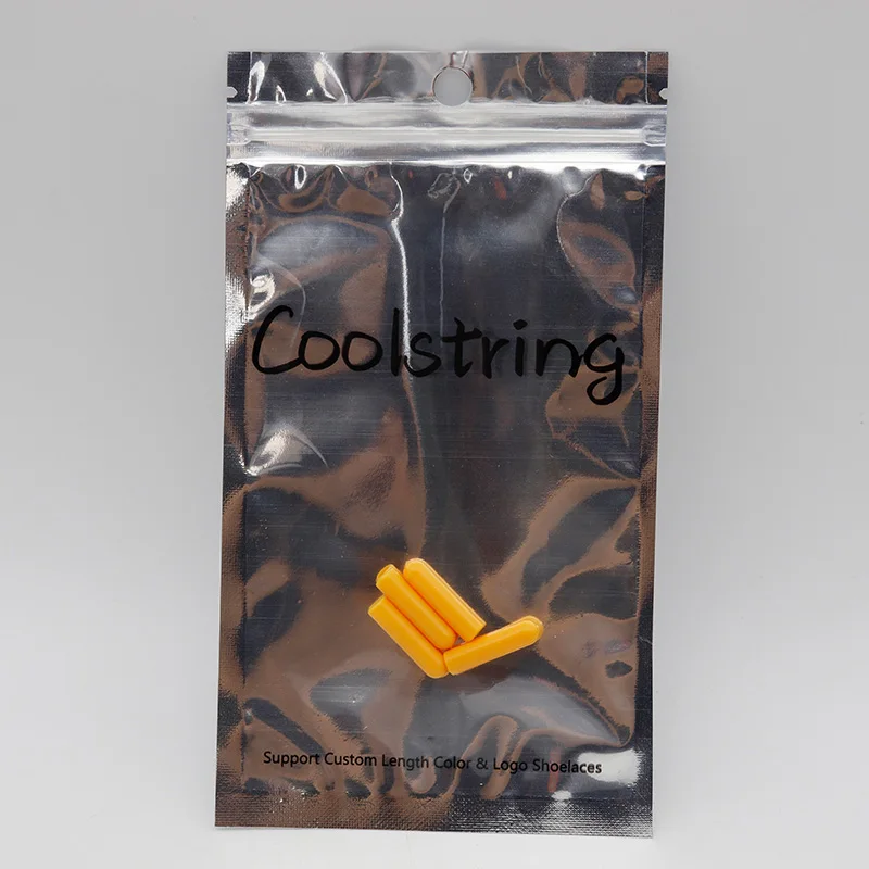 Coolstring-cordón de plástico de 20,5x5MM para decoración de belleza, Lacet de protección de extremo, cabezas de Tpae de 18 colores puros, puntas de