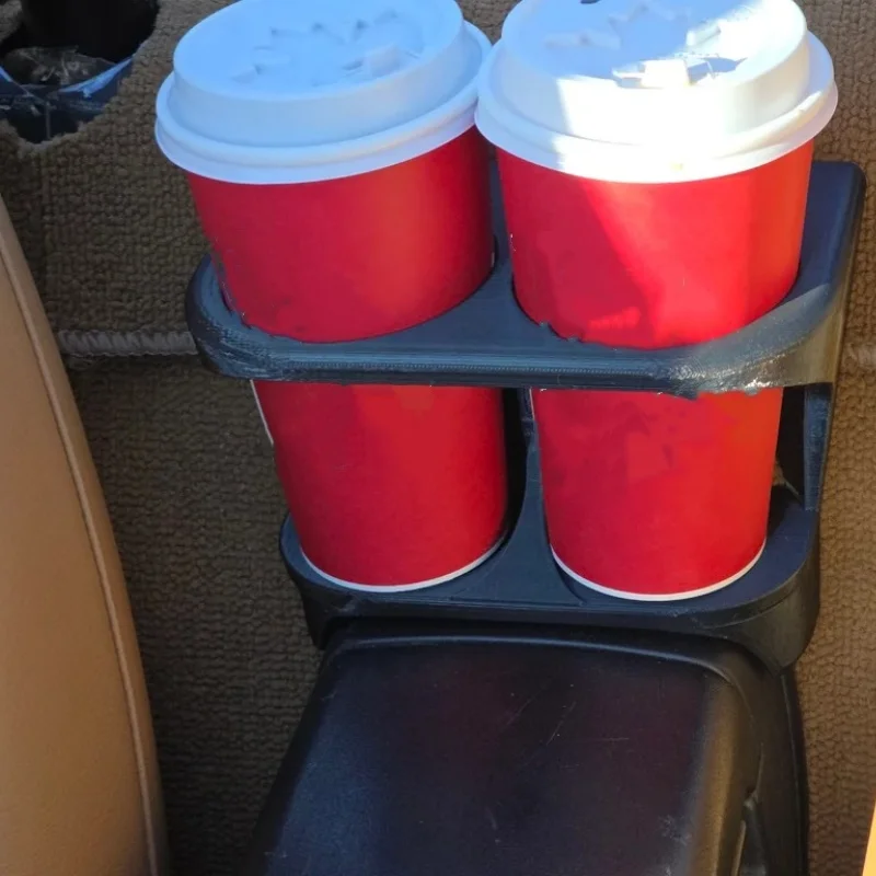 

Durable Dual Drink Storage Rear Center Cup Holder for Mazda Miata MX-5 Perfect Fit Rear Console Organizer Compatible with NA NB