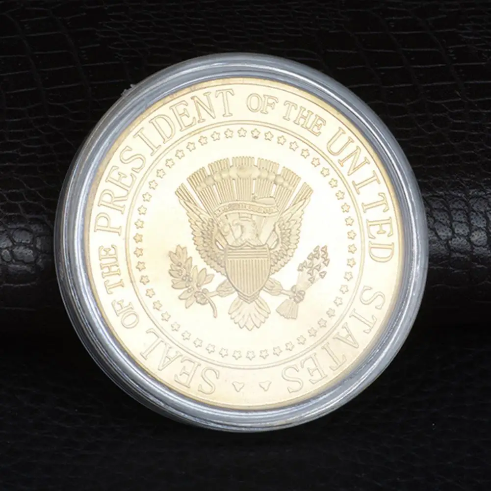 Celebrity Commemorative Medal Double-sided 3d Embossed American Former President Commemorative Medal Us Celebrity for Festival