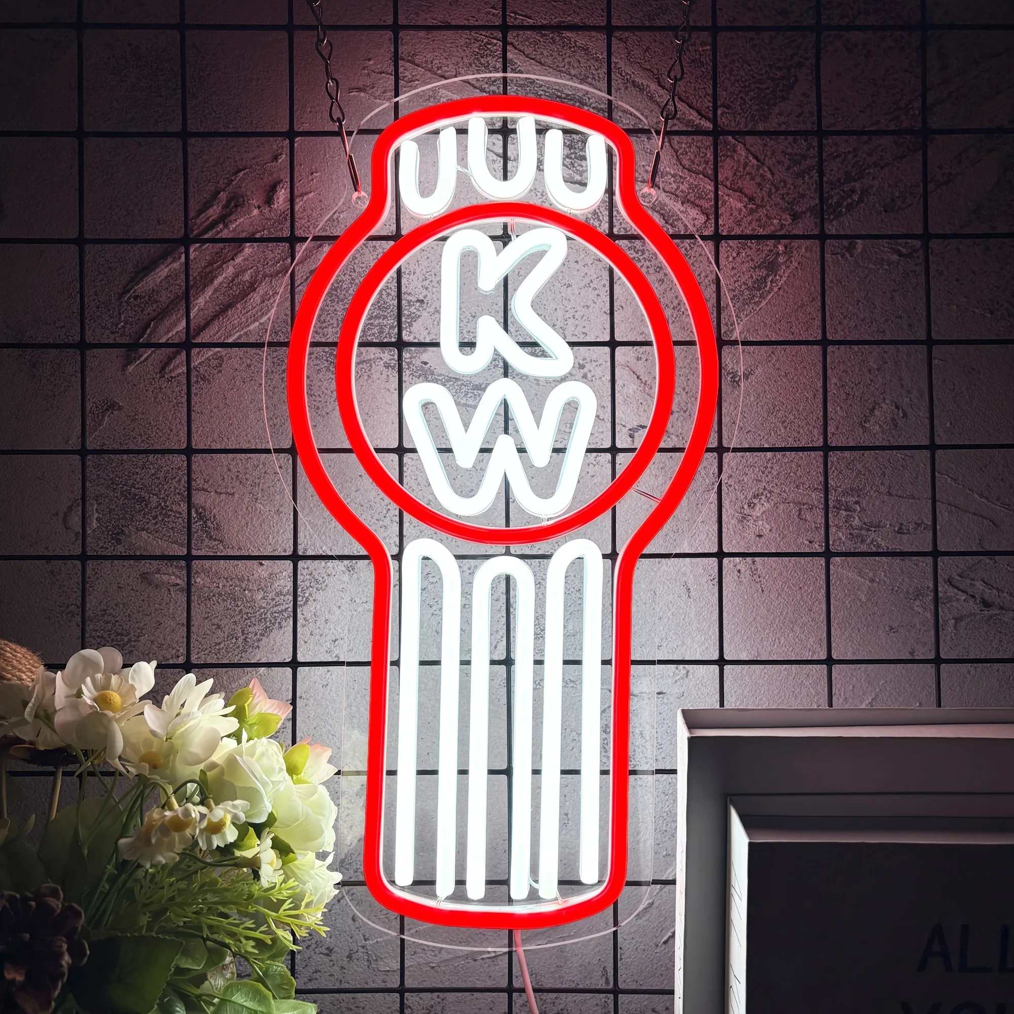 Kenworth Neon Sign LED Vibrant Wall Decorative Light USB Powered for Home Bar Cafe Garage Man Cave Wall Hanging Art Deco