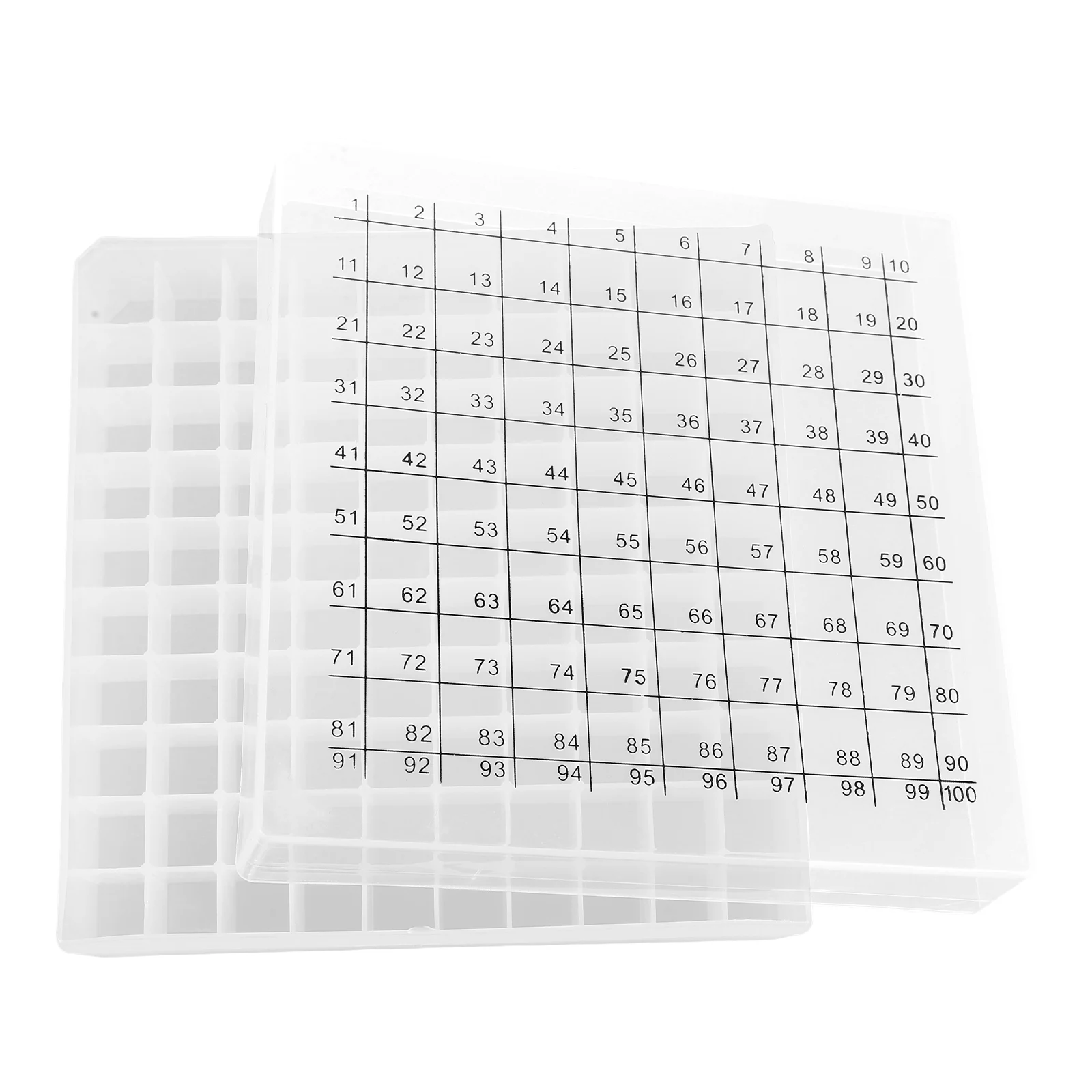 Cold Storage Box Plastic Rack Multicompartment Test Tube Holder For 1.8/2/5/10Ml Microcentrifuge Vials Lab