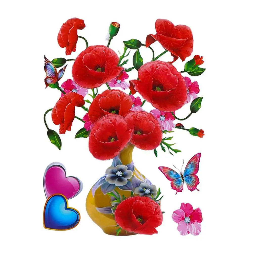 2024 NEW 3D stereo simulation refrigerator decorative wall sticker home background decoration waterproof self-adhesive