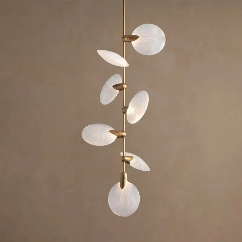 for Nordic Postmodern Light Luxury Glass Chandelier Advanced Simple Bar Lamp for Living Room Dining Room Designer Creative