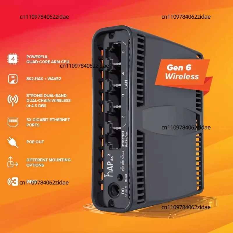 For  C52iG-5HaxD2HaxD-TC HAP Ax2 Wi-Fi 6 802.11ax Wireless Router