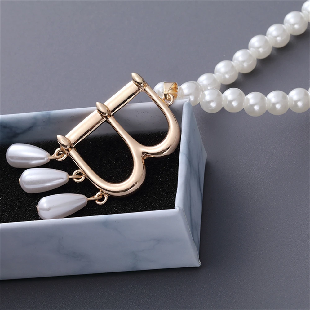 

Модное женское ожерелье из искусственного жемчуга Queen Anne Boleyn для косплея, аксессуар благородного эпохи Возрождения на Хэллоуин