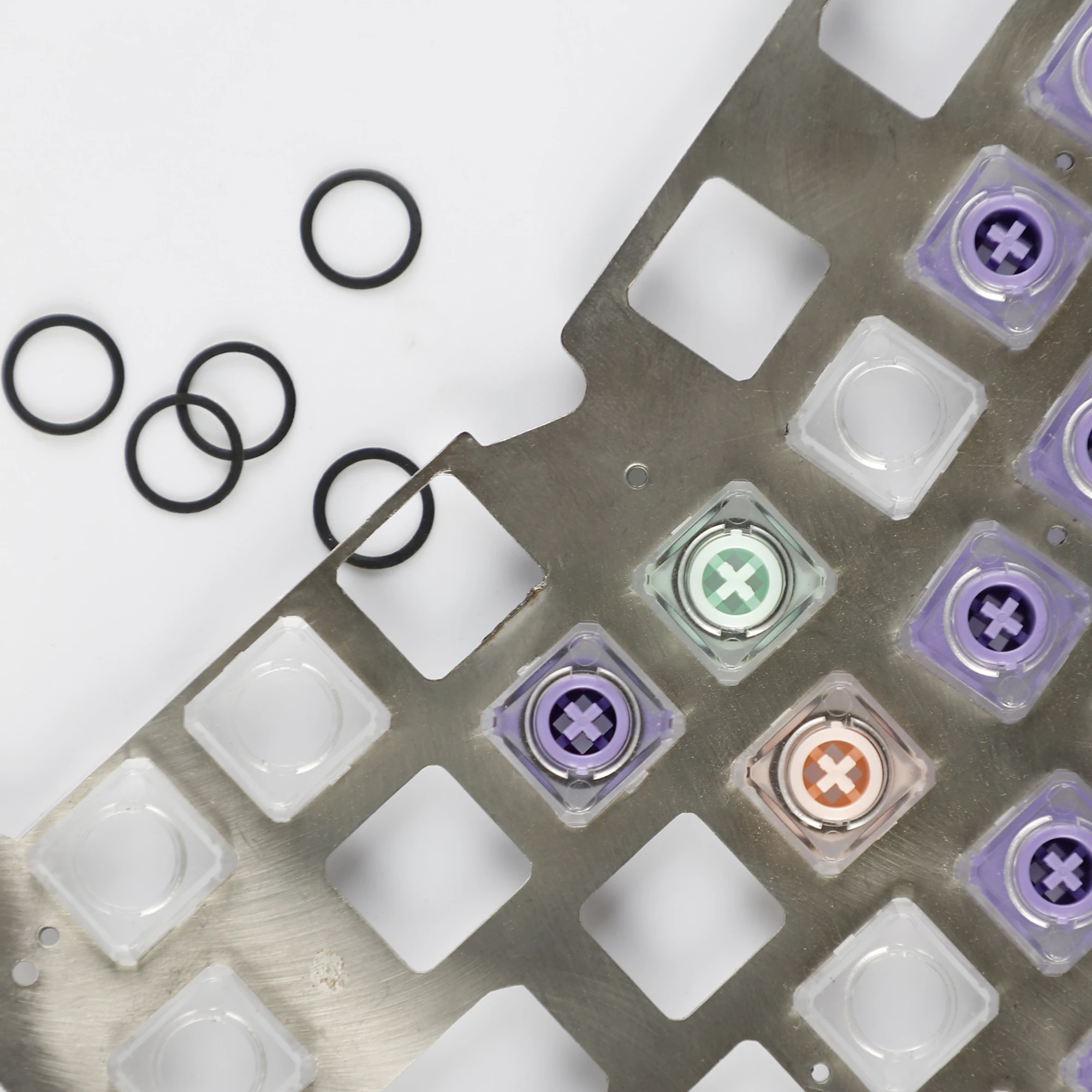 Poron Silence O-ring voor Topre capacitieve DEC-toetsenbordschakelaar 105-pack compatibel HHKB