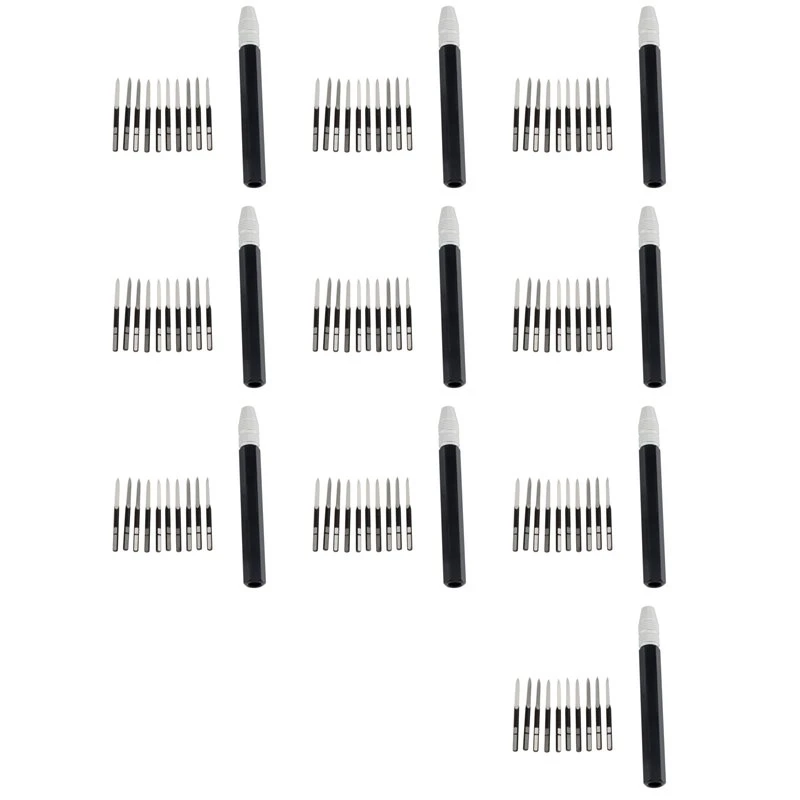 A64K Trimming Knife Deburring Plane Scraper 100PCS BD5010+10PCS SC1300
