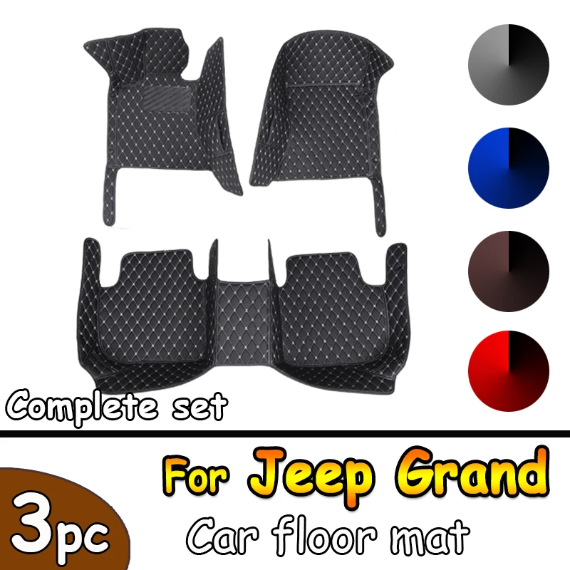 

Car floor mats for Jeep Grand Cherokee WK WK2 2011-2022 21 20 19 18 auto foot Pads Automobile Carpet Cover interior accessories