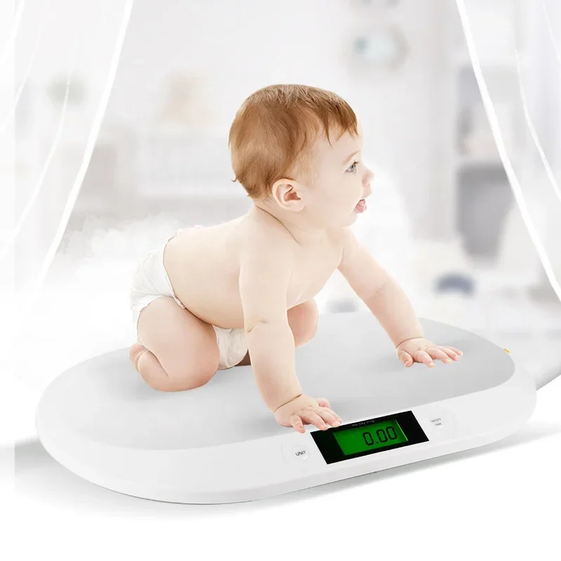 20kg Infants Toddlers Scale with Tape Measure Weigh Digital Baby Scale