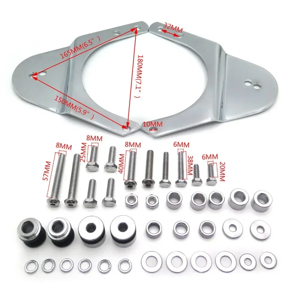 

4-point Docking Hardware Kit for Harley Davidson Touring 1997-2008 Road King Street Glide Motorcycle Accessories