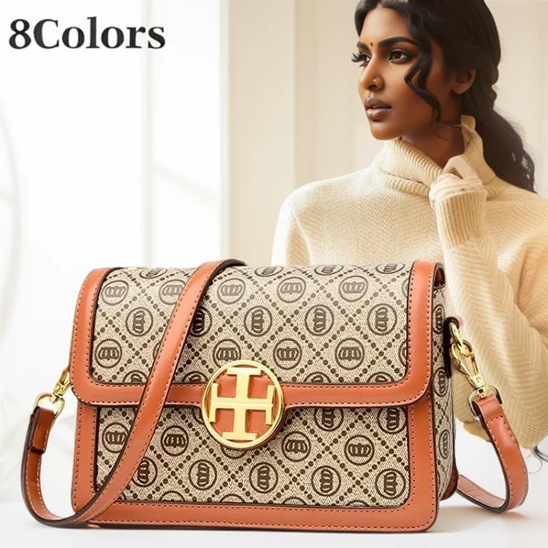 Famous Designer Brand Women's Handbag High Quality PU Leather Crossbody Bag One-shoulder Shoulder Bag