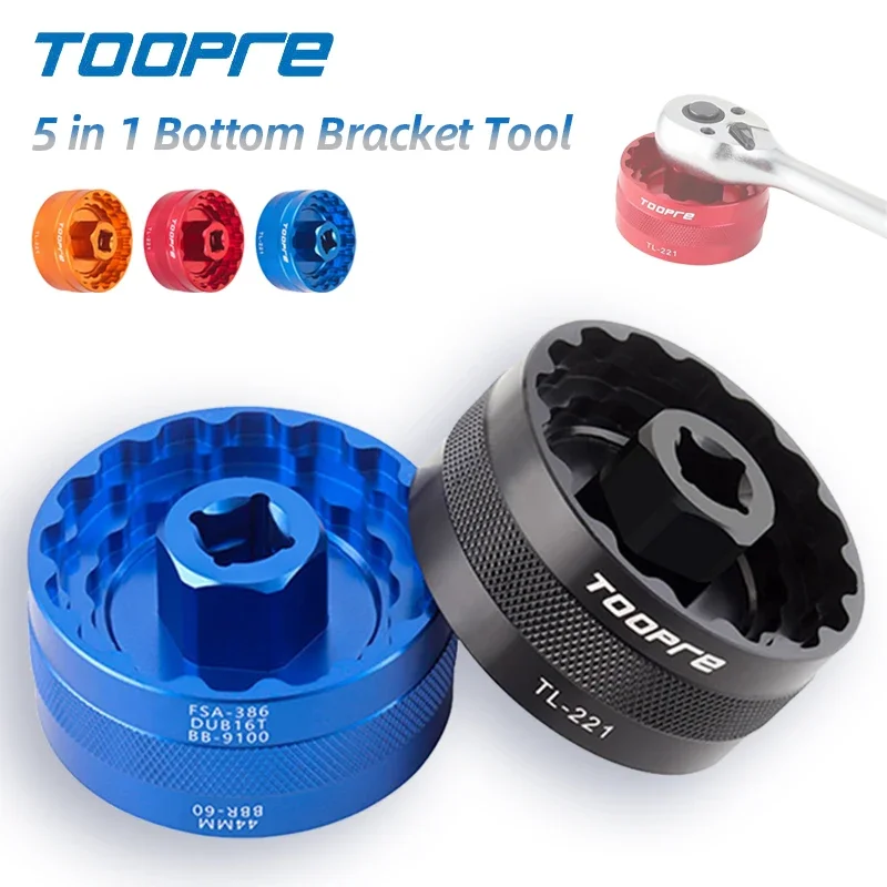 

TOOPRE Thread Bottom Bracket Installation Tool Suitable for FC24 FC25 DUB BB93 Mega Evo BB52 BSA30 BB386 BB Remover Repair Tools