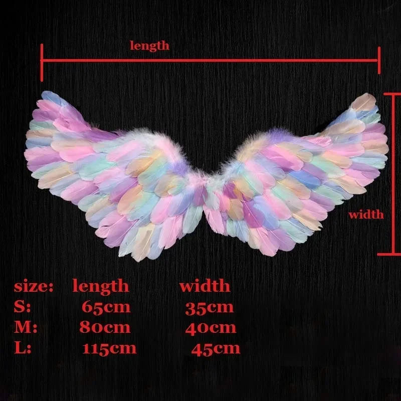 Children Adult White Party Swallow Fairy Angel Feather Wing Halo Wreath Wand Photo Prop Birthday Gift Wedding Festival Christmas