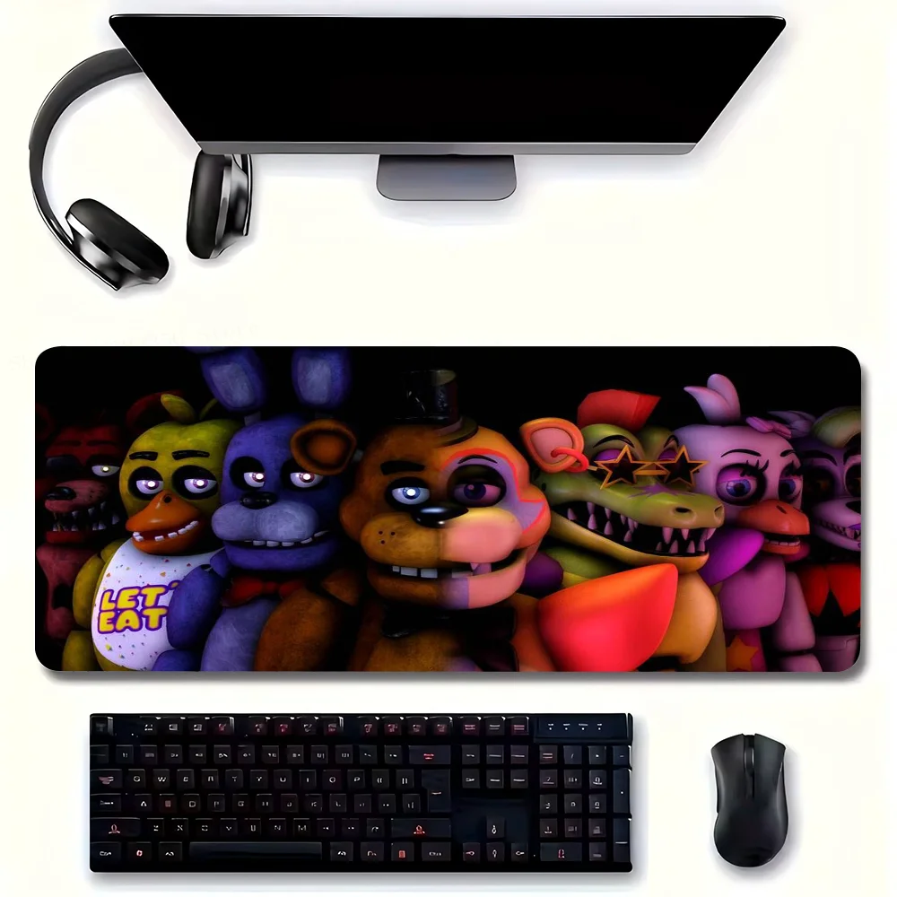 Fnaf Five Nights At F-Freddys Anime Mousepad Non-slip Suitable For Office Computers Laptops E-sports Game Desk Mats XXL Keyboard