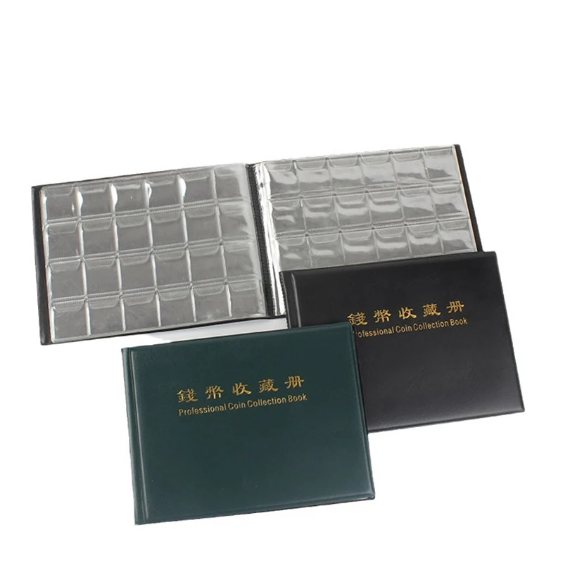 240 Pockets Delicate Album For Coins Collection Book Home Decoration Album Commemorative Coin Location Book Scrapbook