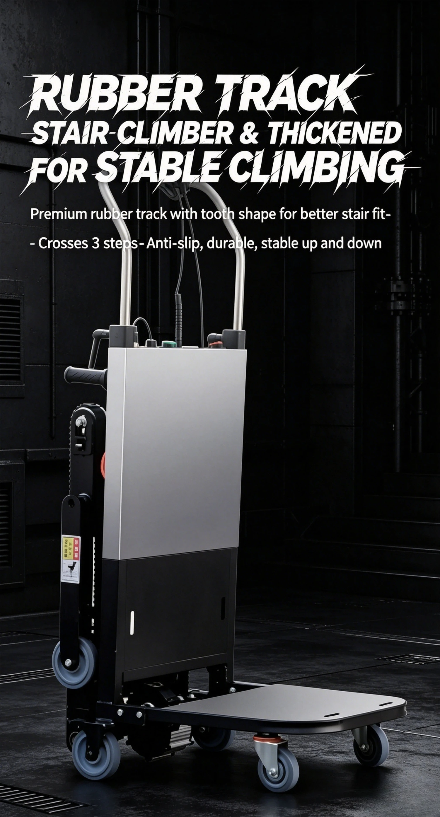 Lift Climber Cart Service Equipment Dolly Trolley Cargo Climbing Machine Device Crawler-Type Portable Electric Stair