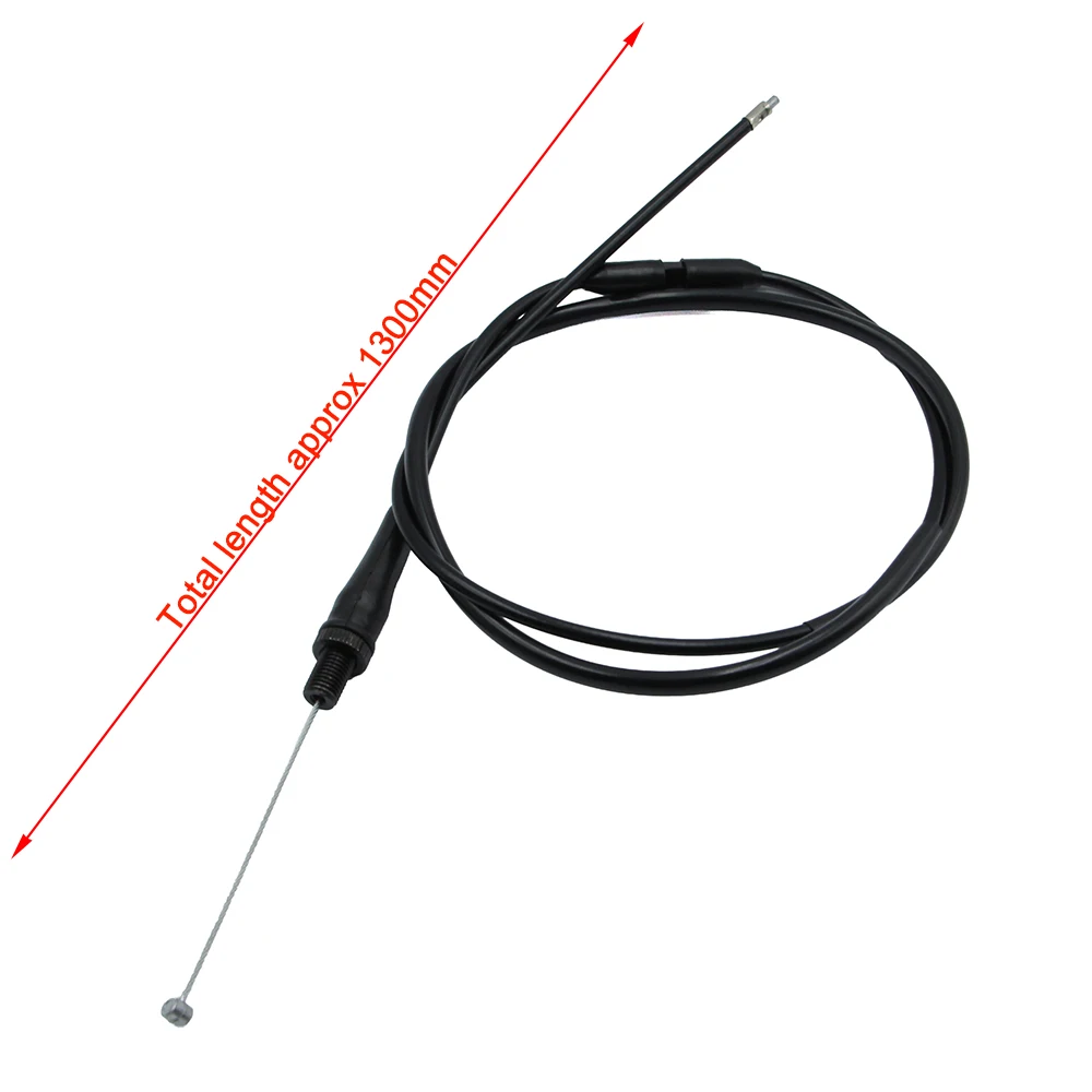1300MM Universal Motorcycles Accelerator Straight Connection Throttle Cable For Yamaha Kawasaki KTM Honda Suzuki Dirt Pit Bike