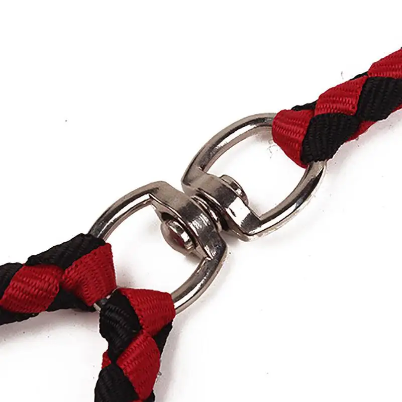 1.4m Pet Double Leash 2 Way Couplers Dog Leash Rope Elastic Extended Pet Leash Belt Outdoor Training for Two Double Dogs Leashes 3