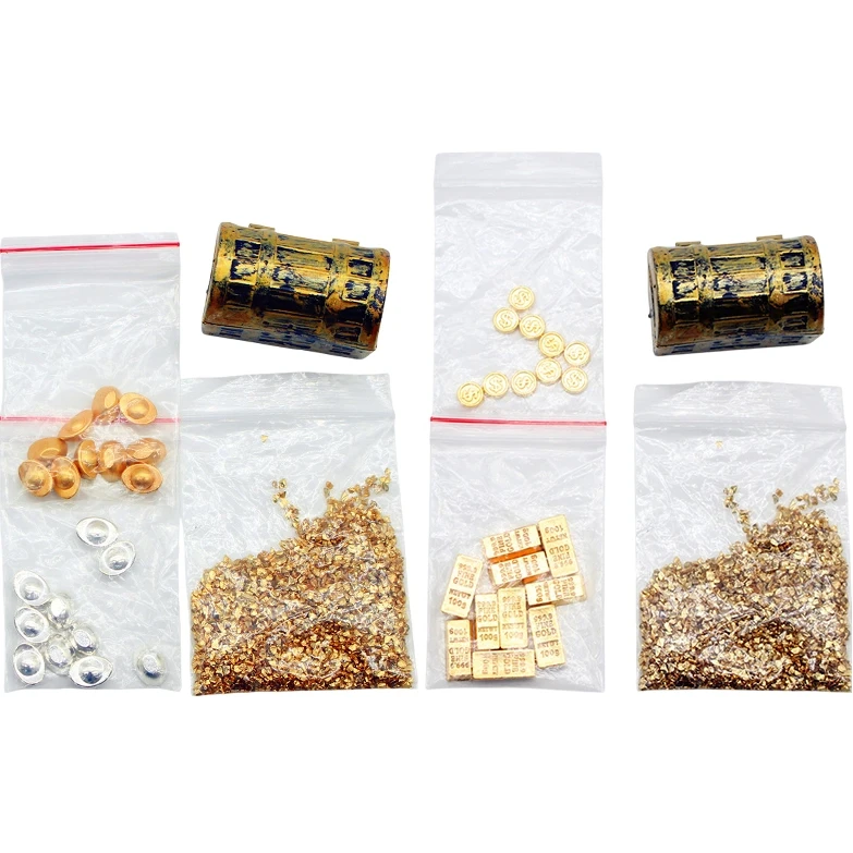 

1 комплект, кукольный домик 1:12, мини-скриня с сокровищами, золотой стержень, модель монет, кукольный дом, украшение для микро сцены, детский игровой домик, игрушки