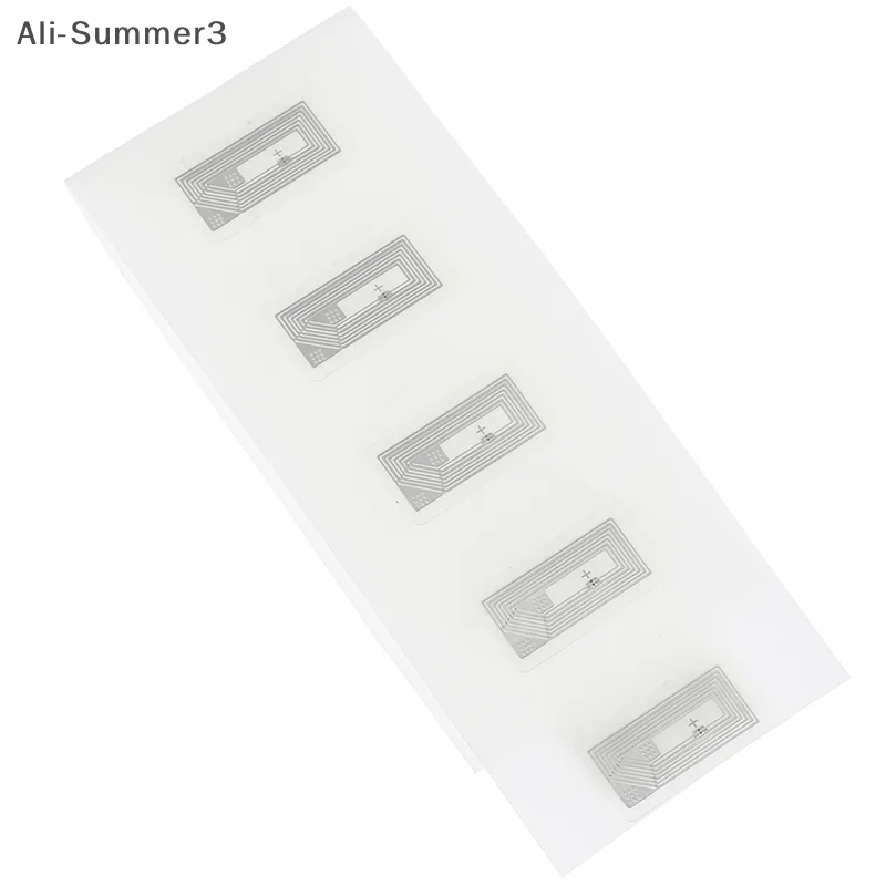 100 pièces NFC puce Ntag213 autocollant incrustation humide 2*1 cm 13.56 MHz RFID NTAG213 étiquette