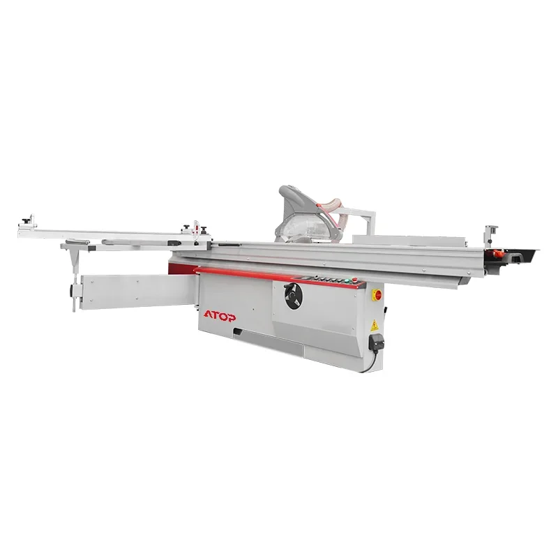 AS-32PRO Folding Sliding Table Saw for Outdoor Woodworking 2700/2900/3100mm Cast Iron Top With Circular Saw Table Accessories